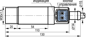 Габариты CSN EF89P5-863-20-L